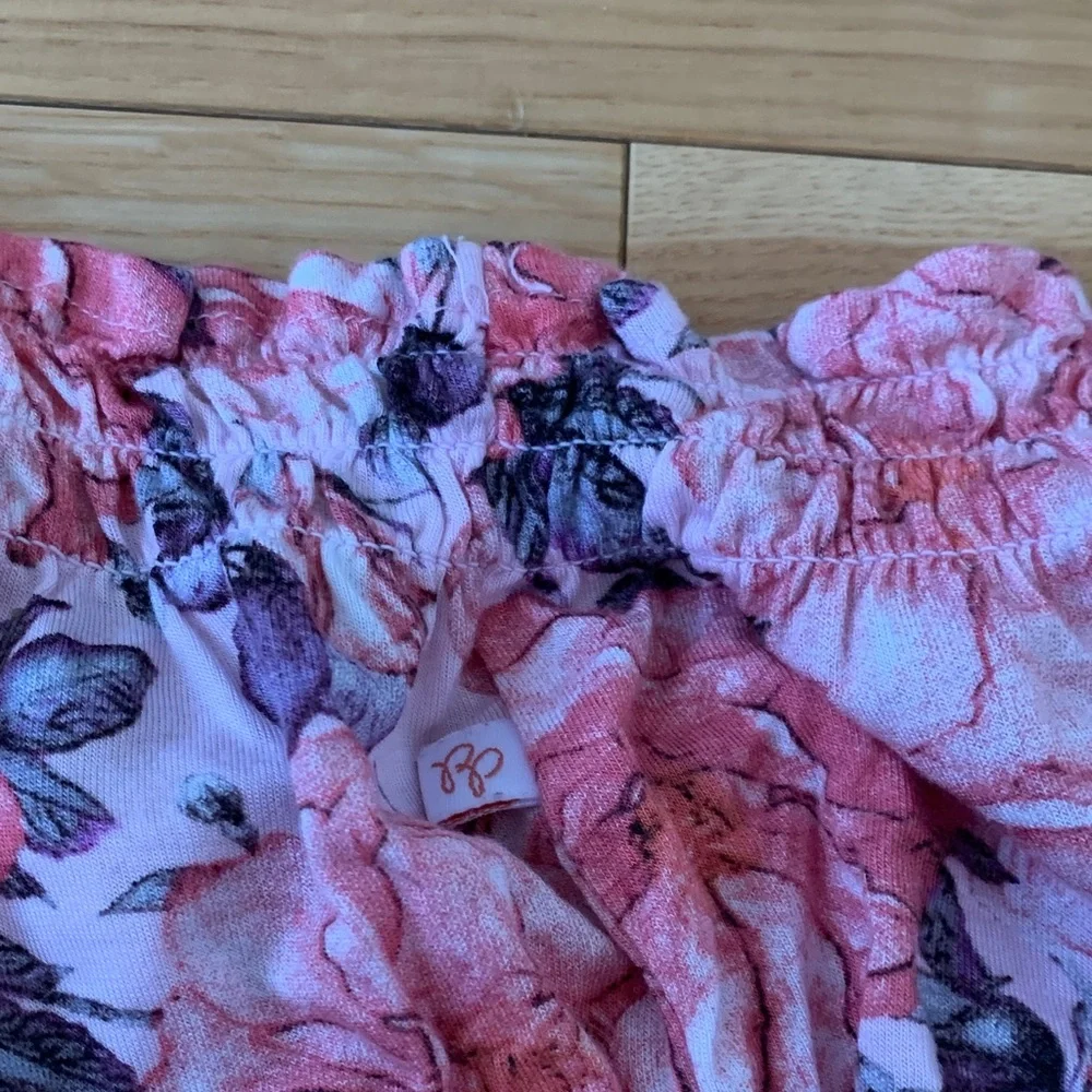 Posh Peanut Pink and Purple Floral Diaper Cover
